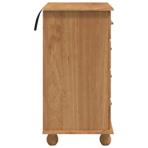 Braune Schubladenkommode ASKIM, 45,8x40x79 cm
