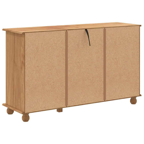 Braune Schubladenkommode ASKIM, 79 cm