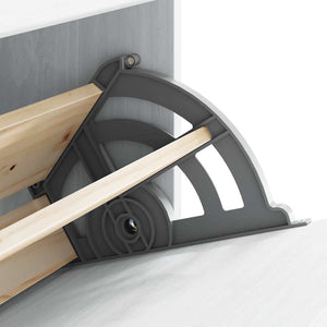 Weißer Schuhschrank Kiefer Massivholz 85cm