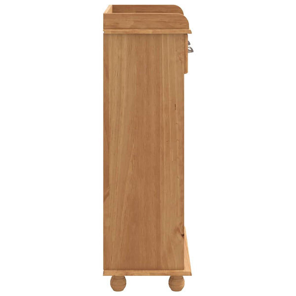 Weinschrank ASKIM Honigwachs Kiefer Massivholz