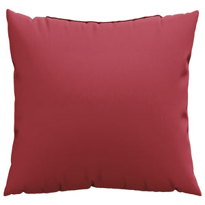 Weinrote Sofakissen 4er Set 40x40 cm