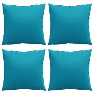 Blaue Sofakissen 50x50 cm, 4er-Set