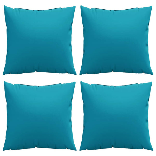 Blaue Sofakissen 50x50 cm, 4er-Set