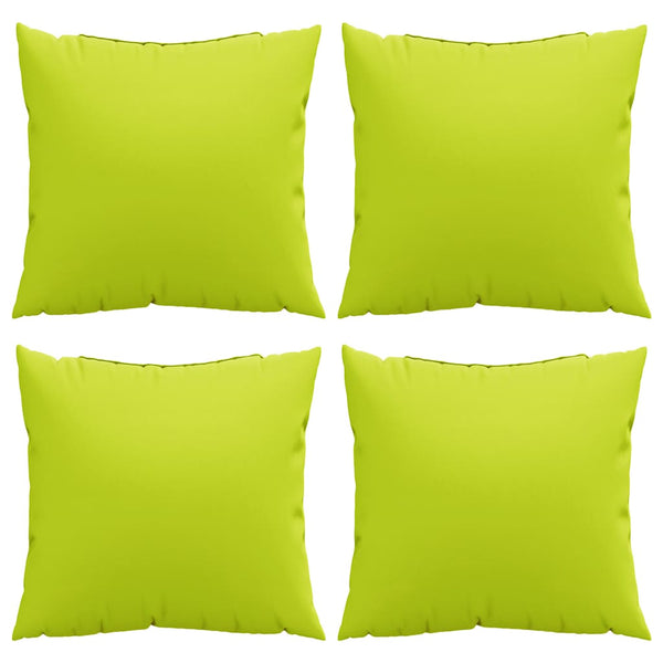 Knallgrüne Sofakissen 50x50 cm, 4er-Set
