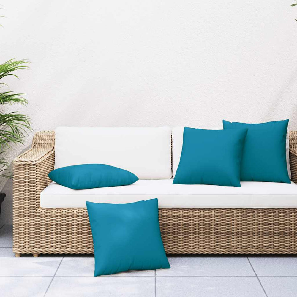 Blaue Sofakissen 60x60 cm, 4er-Set