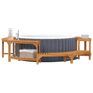 Whirlpool Umrandung Akazie Braun Ø255cm