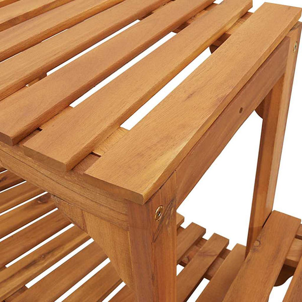 vidaXL Habillage de spa Marron Ø 275 x 55,5 cm Bois d'acacia massif