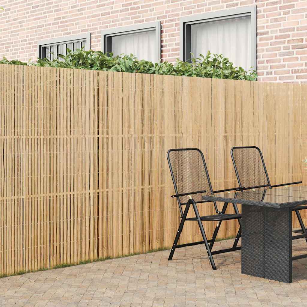 Bambuszaun Natur 400x180cm