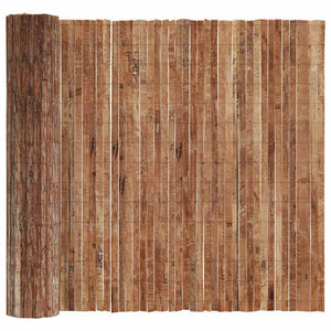 Rindenzaun Braun 600x125cm