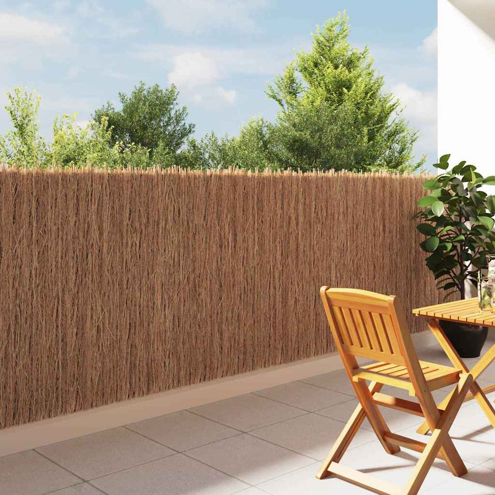 Reisigmattenzaun Braun 600 x 125 cm
