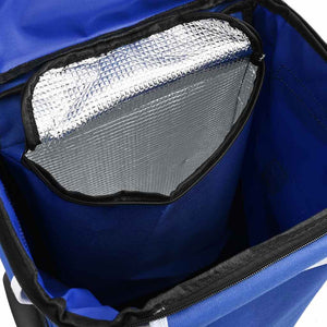 Blauer Einkaufswagen Oxford-Stoff