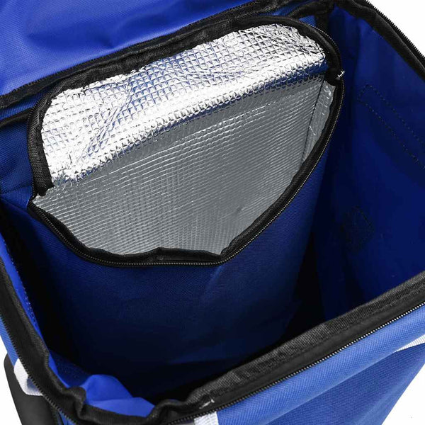 Blauer Einkaufswagen Oxford-Stoff