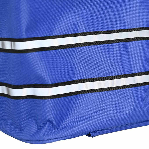 Blauer Einkaufswagen Oxford-Stoff