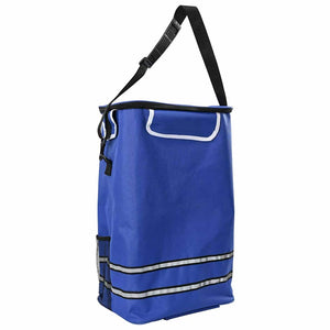 Blauer Einkaufswagen Oxford-Stoff