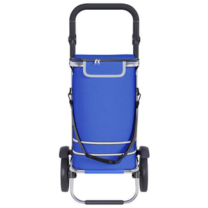 Blauer Einkaufswagen Oxford-Stoff