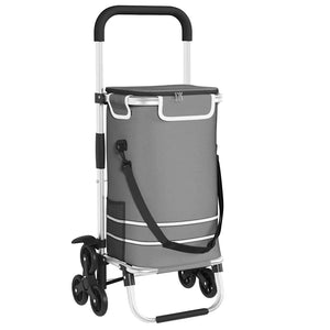 Einkaufswagen Grau Oxford-stoff
