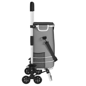 Einkaufswagen Grau Oxford-stoff