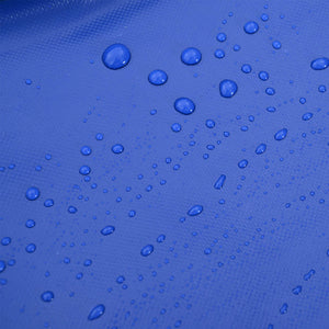 Blauer Einkaufswagen Oxford-stoff