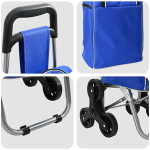 Einkaufswagen Blau Oxford-stoff