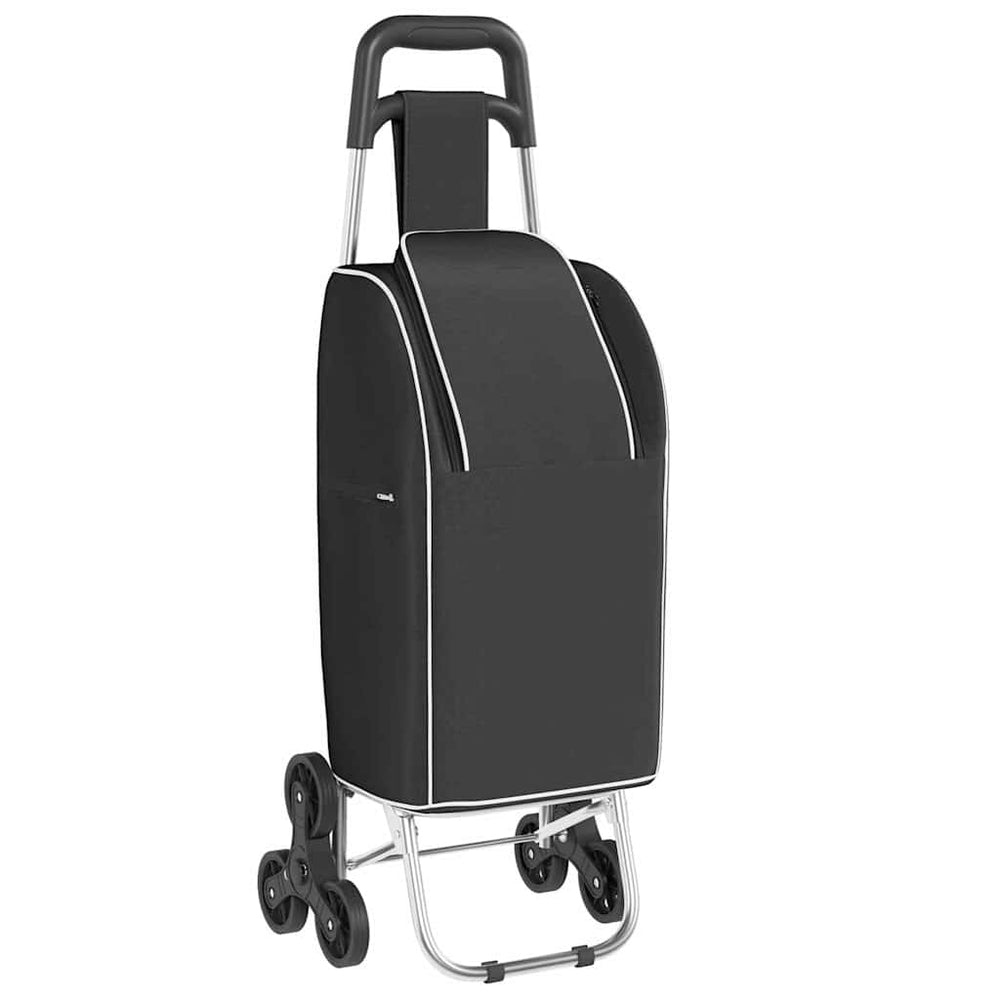 Schwarzer Einkaufswagen Oxford-Stoff
