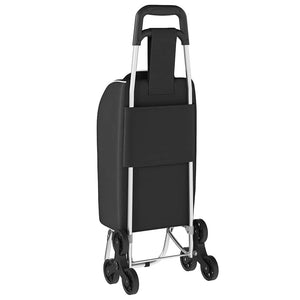 Schwarzer Einkaufswagen Oxford-Stoff