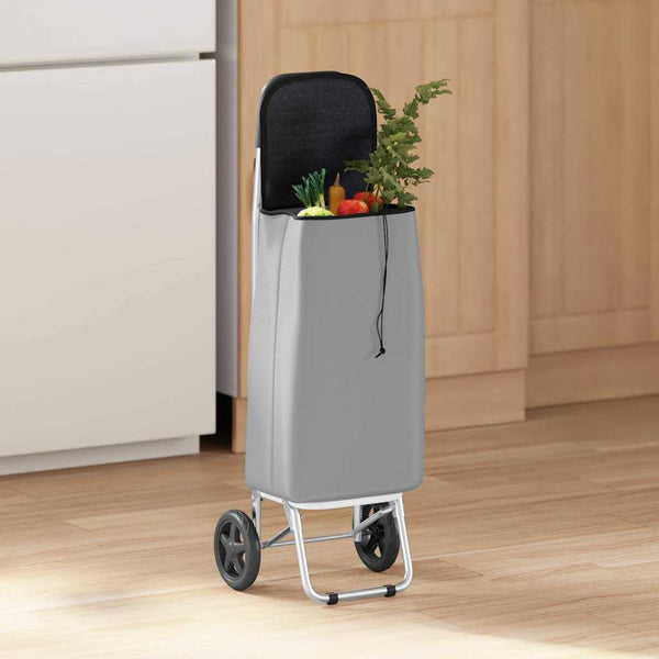 Einkaufswagen Grau Oxford-stoff