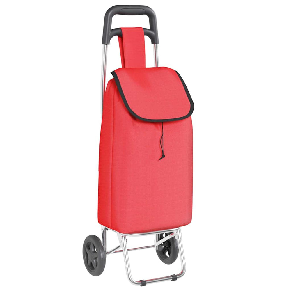 Roter Einkaufswagen Oxford-stoff 35x28x92cm