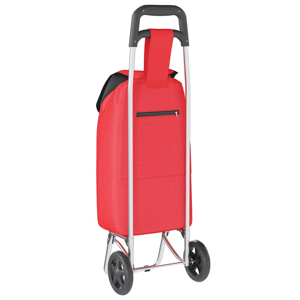Roter Einkaufswagen Oxford-stoff 35x28x92cm