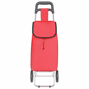 Roter Einkaufswagen Oxford-stoff 35x28x92cm