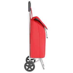 Roter Einkaufswagen Oxford-stoff 35x28x92cm