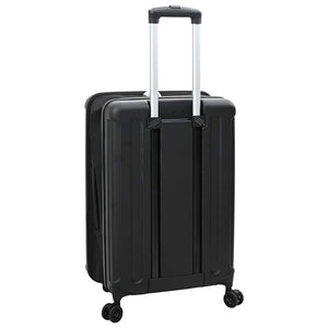 Schwarzer ABS Koffer mit Schloss 55,5cm