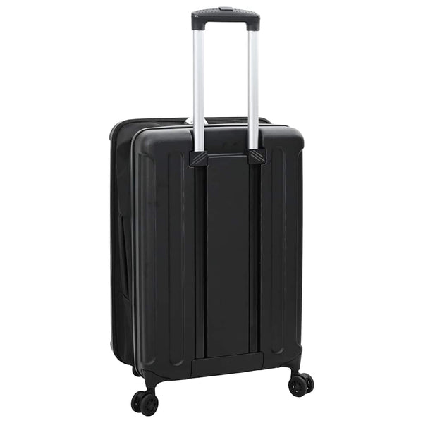 Schwarzer ABS Koffer mit Schloss 55,5cm