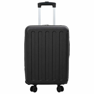 Schwarzer ABS Koffer mit Schloss 55,5cm