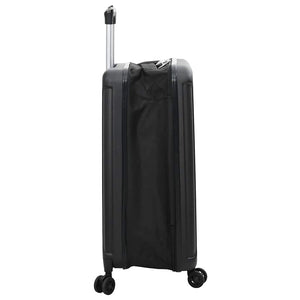 Schwarzer ABS Koffer mit Schloss 55,5cm