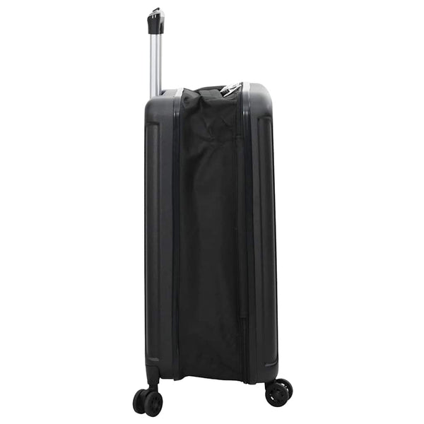 Schwarzer ABS Koffer mit Schloss 55,5cm