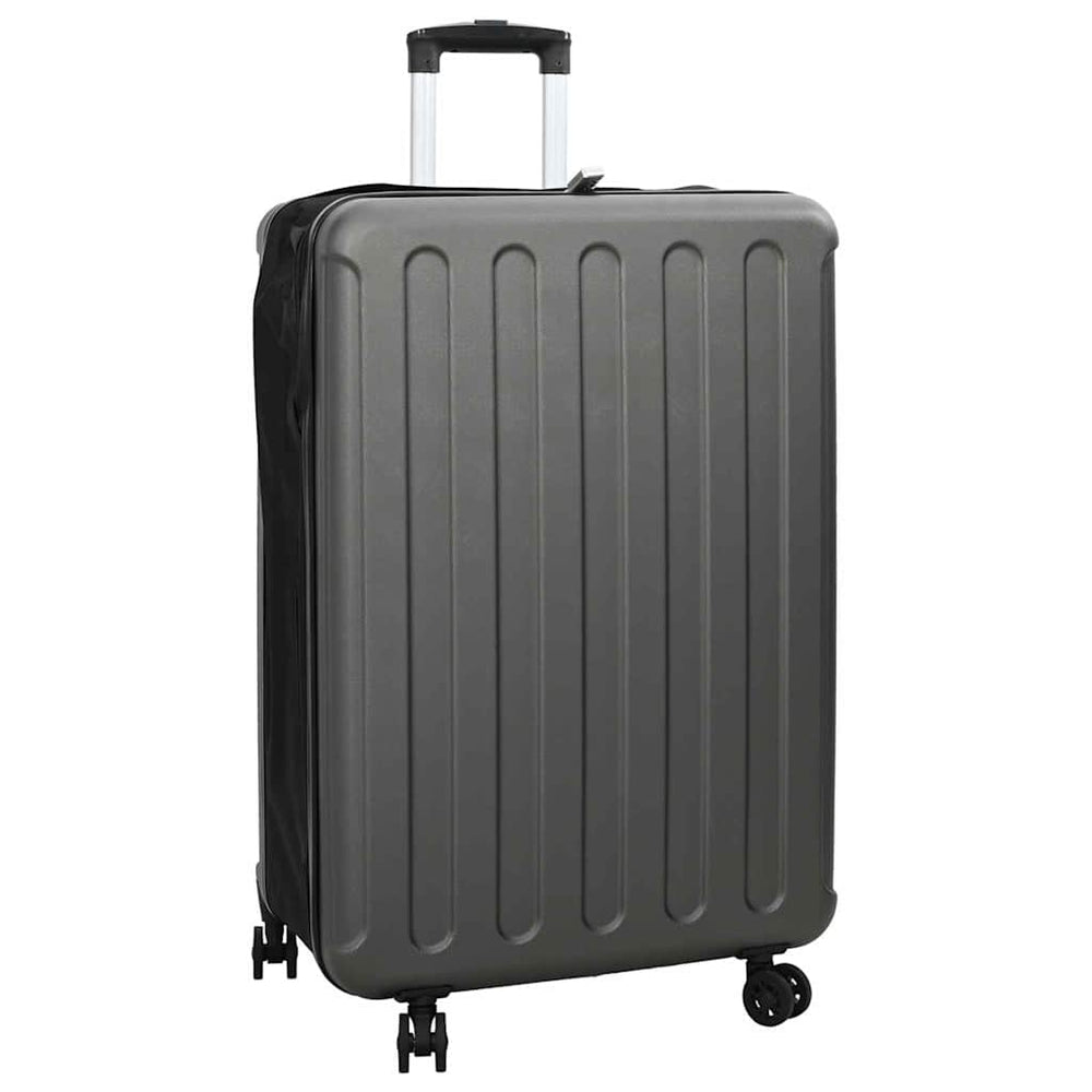 Dunkelgrauer ABS-Koffer mit Schloss, 76 cm
