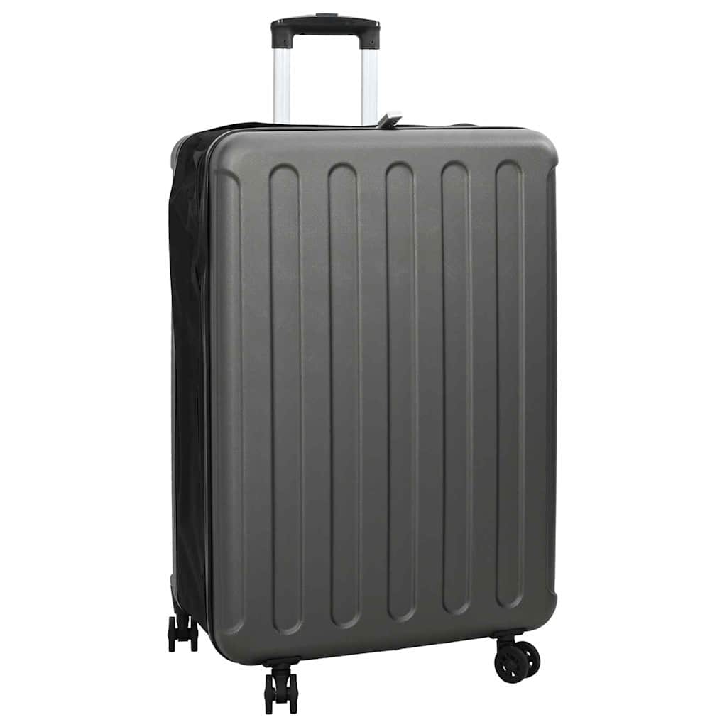 Dunkelgrauer ABS-Koffer mit Schloss, 76 cm