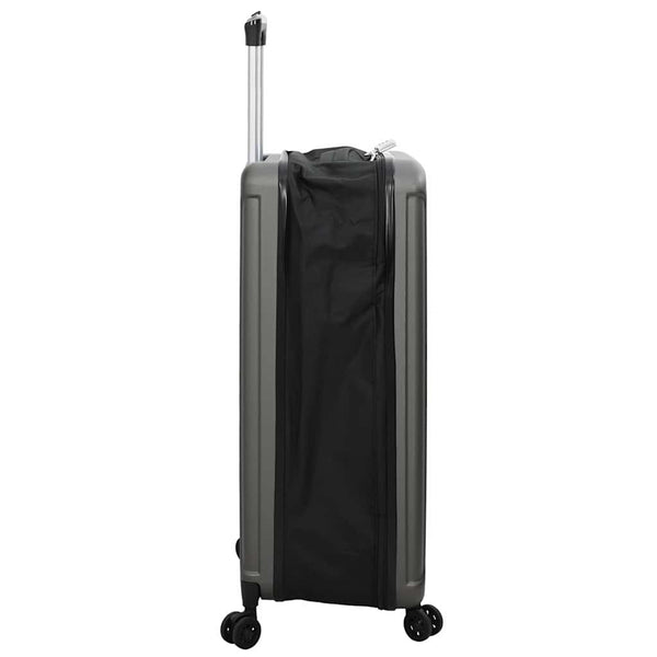 Dunkelgrauer ABS-Koffer mit Schloss, 76 cm