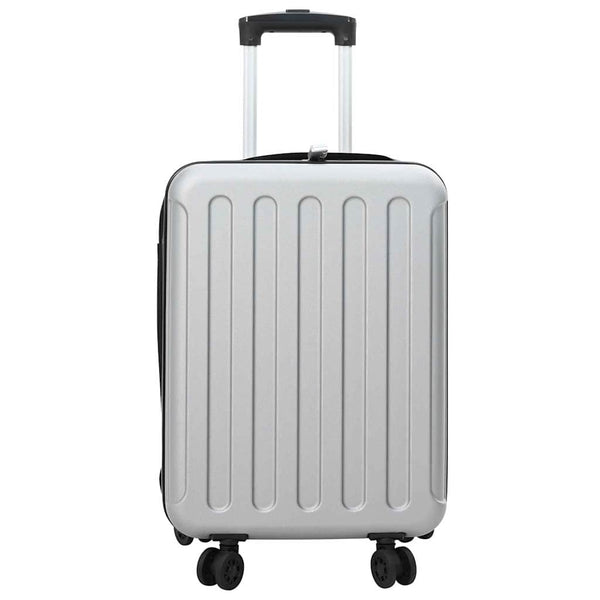 Silberner Koffer mit Schloss, 55,5 cm