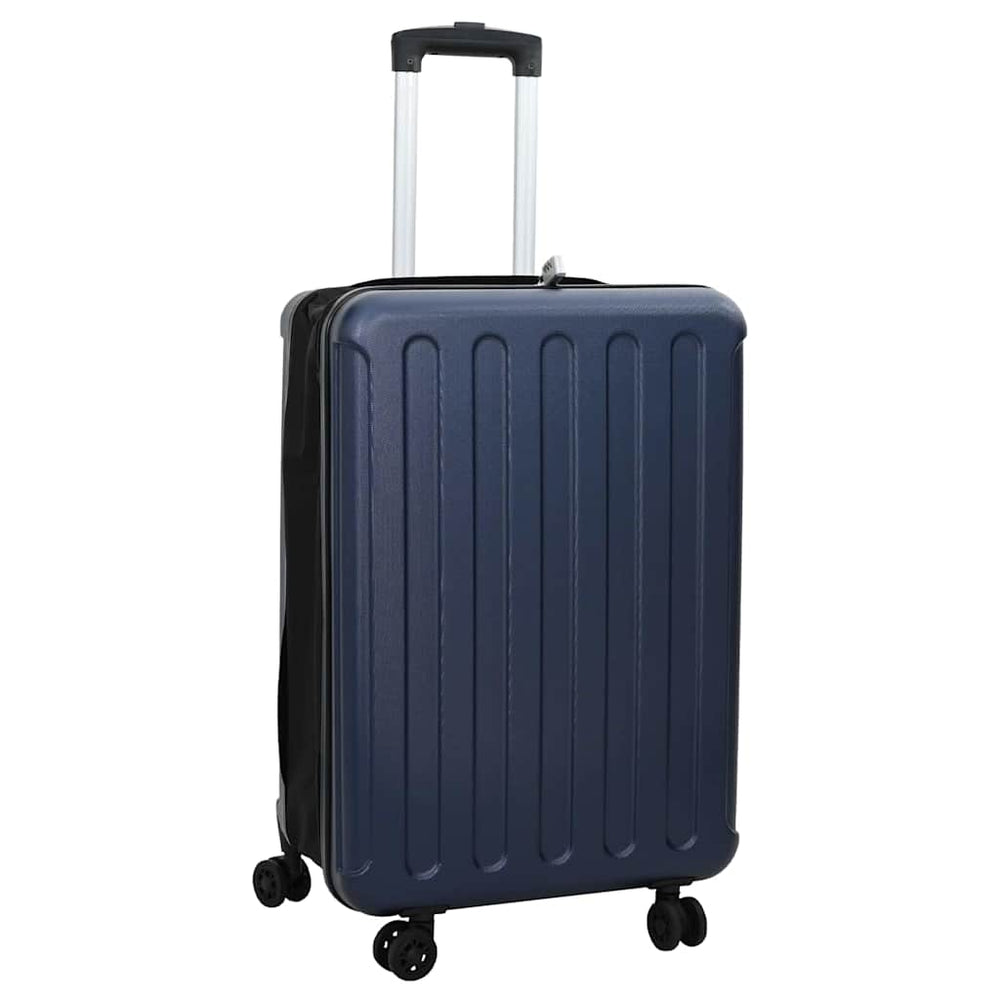 Dunkelblauer ABS Koffer mit Schloss, 66 cm