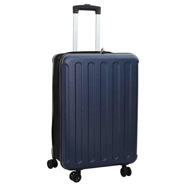 Dunkelblauer ABS Koffer mit Schloss, 66 cm