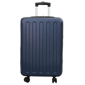 Dunkelblauer ABS Koffer mit Schloss, 66 cm