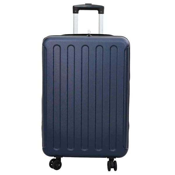 Dunkelblauer ABS Koffer mit Schloss, 66 cm