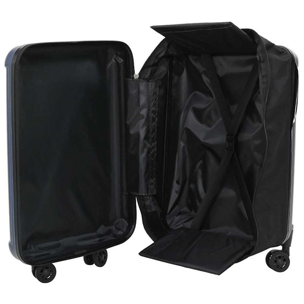 Dunkelblauer ABS Koffer mit Schloss, 66 cm