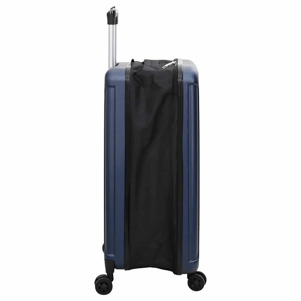 Dunkelblauer ABS Koffer mit Schloss, 66 cm