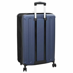 Dunkelblauer ABS-Koffer mit Schloss, 76 cm