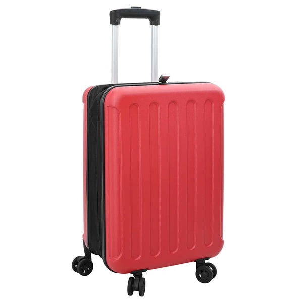 Roter ABS-Koffer mit Schloss, 66 cm
