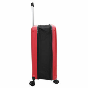 Roter ABS-Koffer mit Schloss, 66 cm