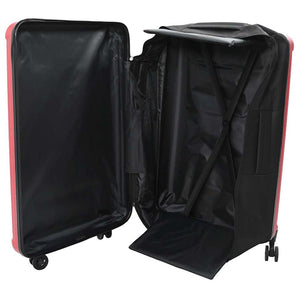 Roter ABS Koffer mit Schloss 50x30x76 cm