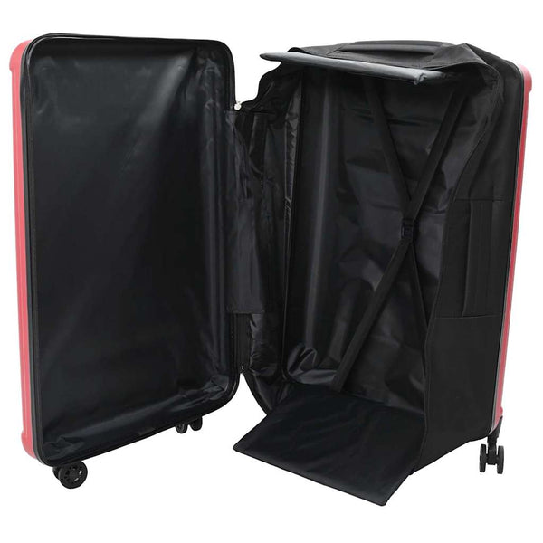 Roter ABS Koffer mit Schloss 50x30x76 cm
